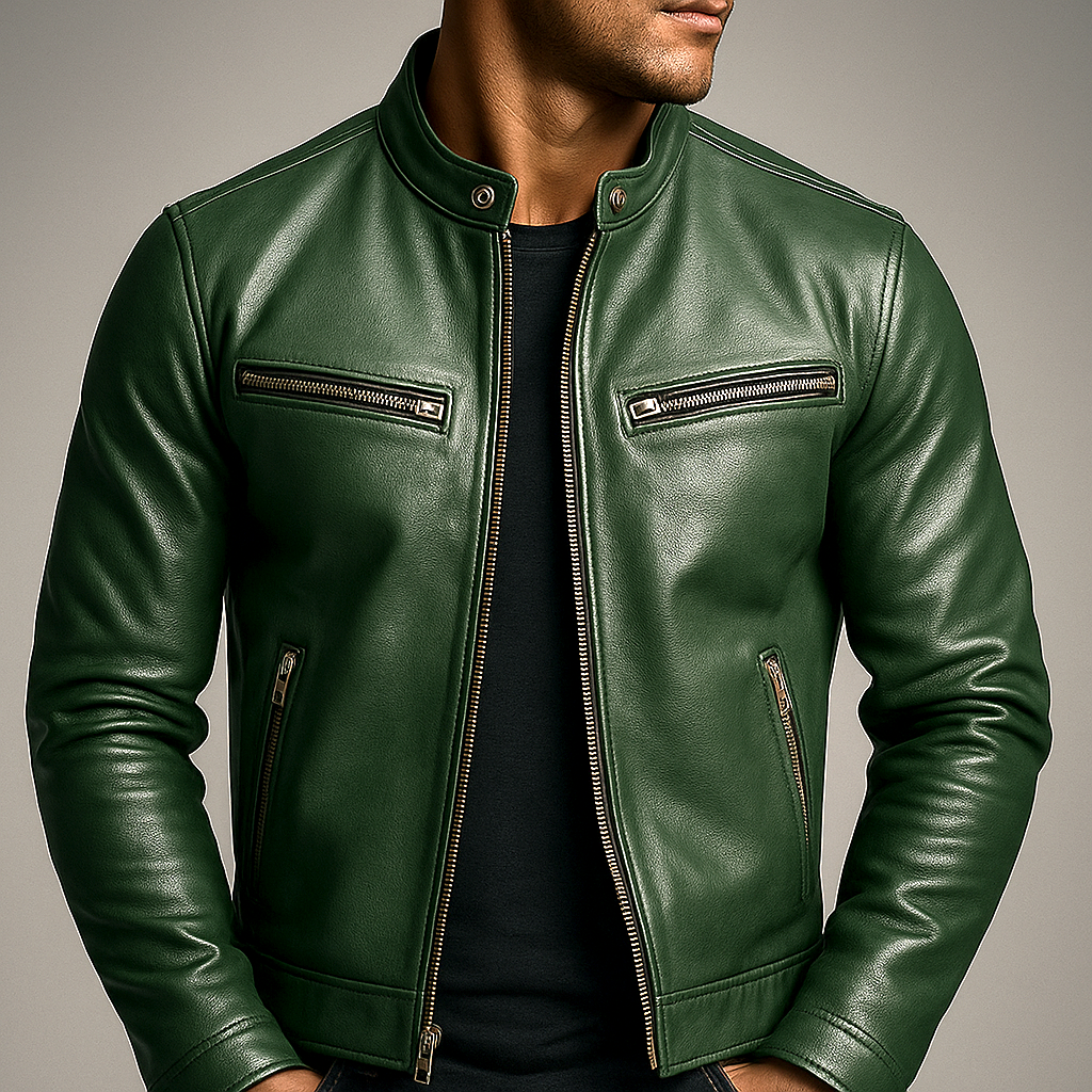 Chaqueta Vintage de Piel Recio