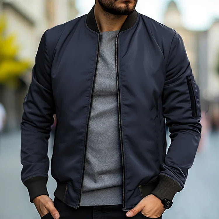 Chaqueta Bomber Hugo - Azul Oscuro
