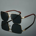 Lentes de Sol Aviador Lennox Goldwood