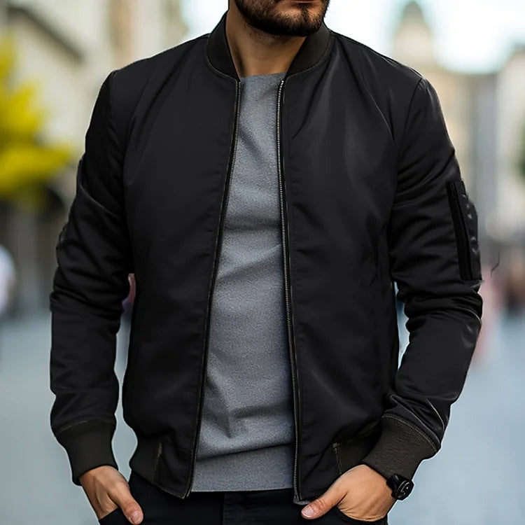 Chaqueta Bomber Hugo - Negro