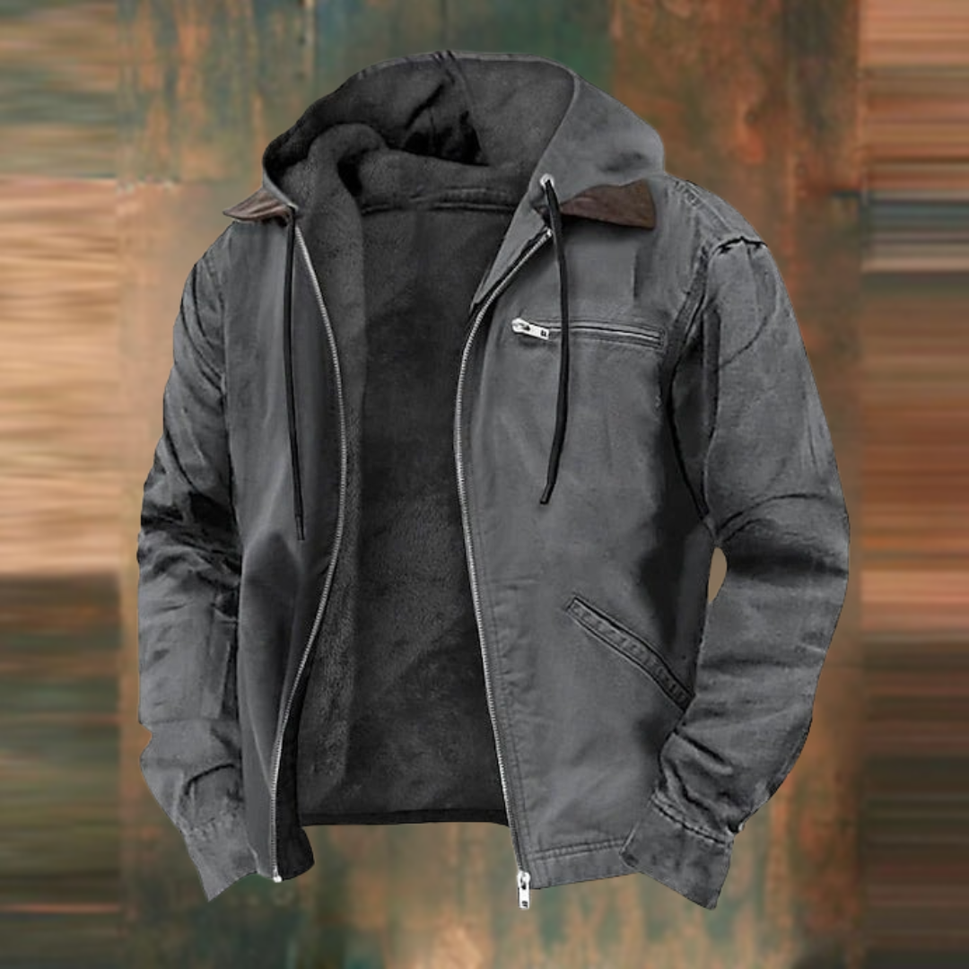 Chaqueta Casual Acogedora Bruno - Gris