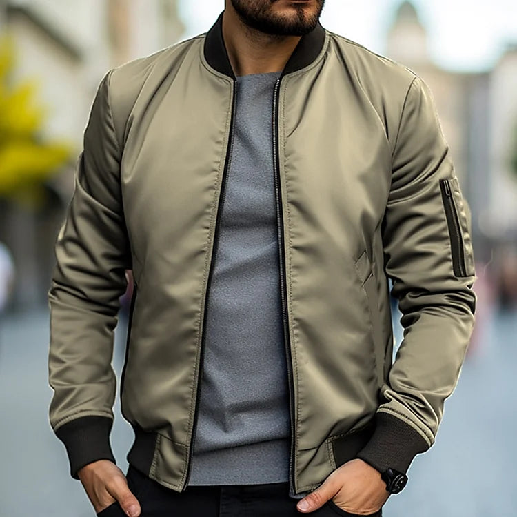 Chaqueta Bomber Hugo - Caqui