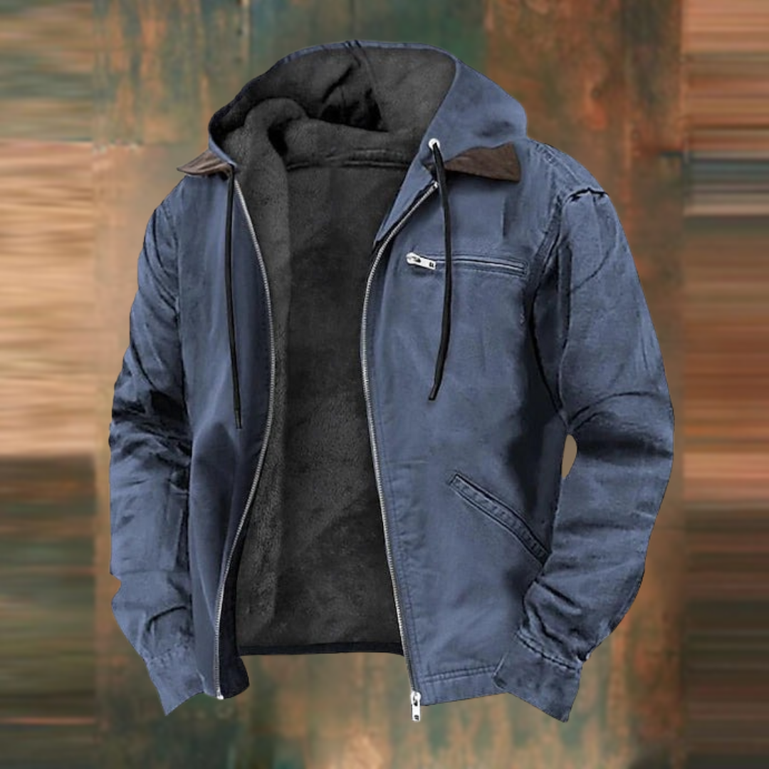 Chaqueta Casual Acogedora Bruno - Azul