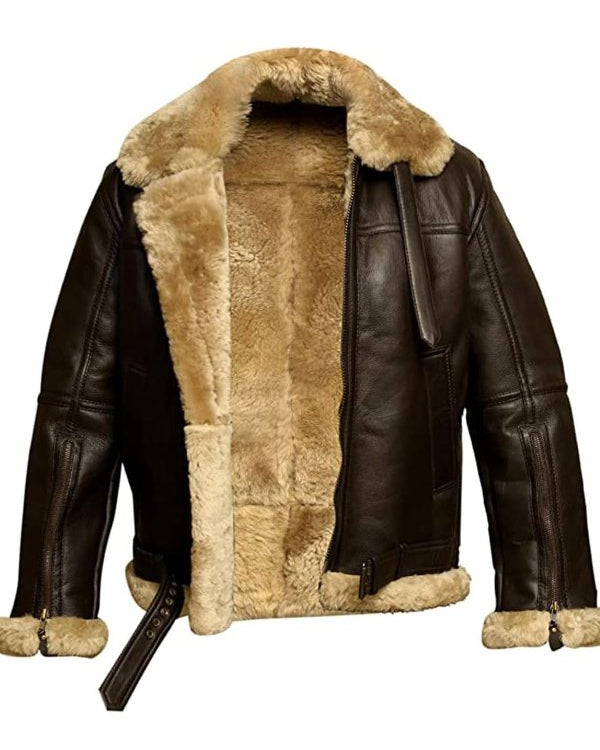 Chaqueta de Cuero Acolchada Maverick