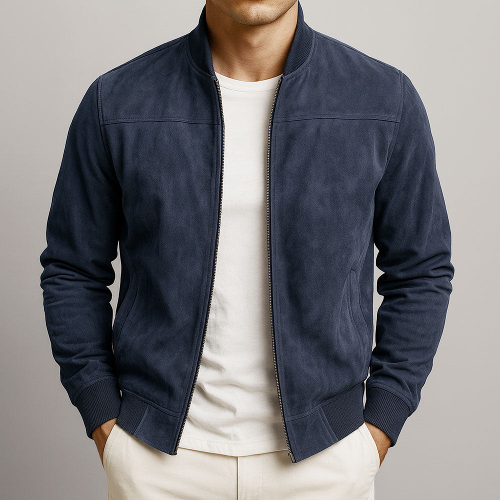 Chaqueta Casual Ligera Eric - Azul Oscuro