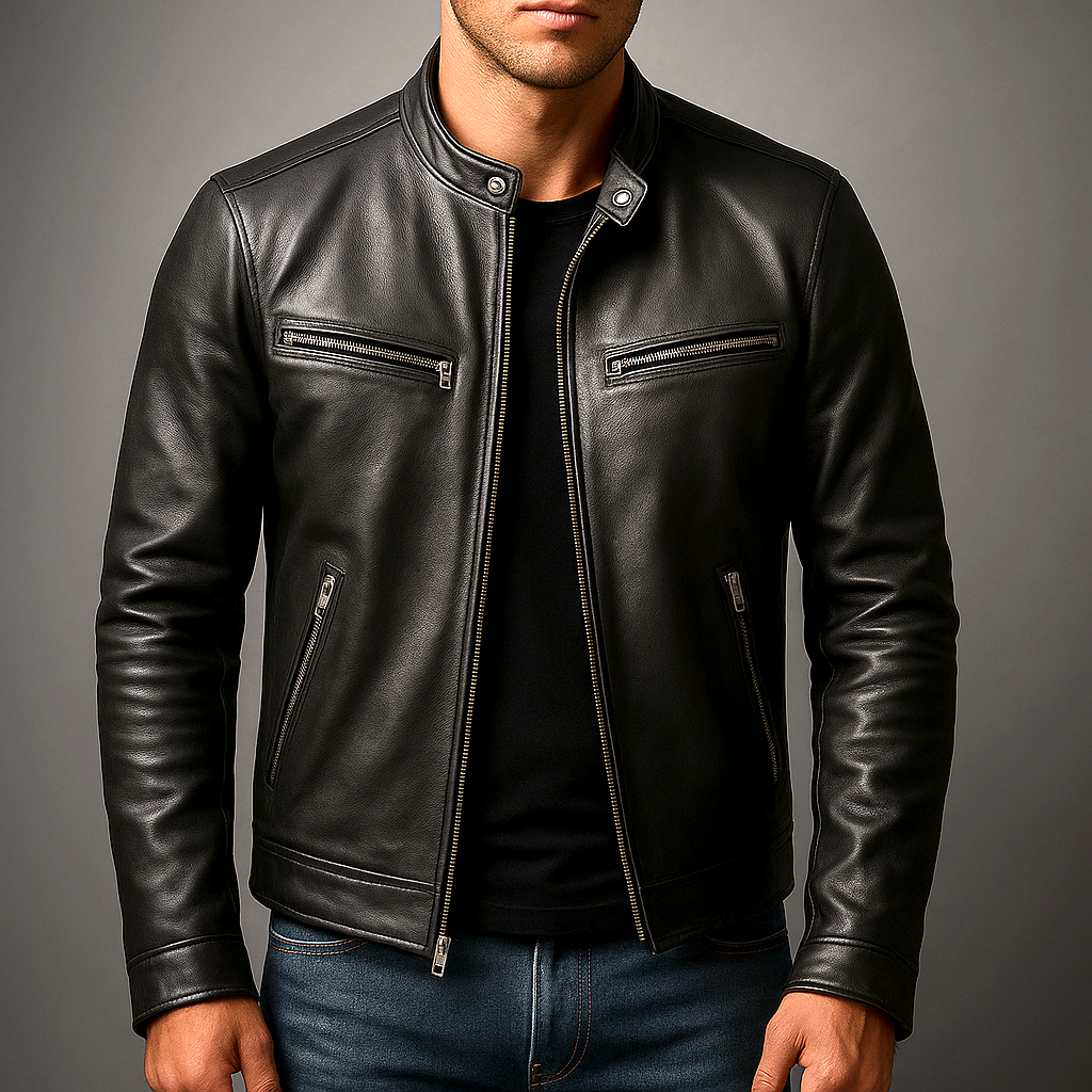 Chaqueta Vintage de Piel Recio