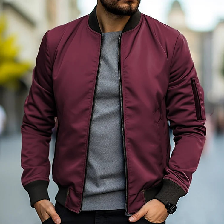Chaqueta Bomber Hugo - Rojo