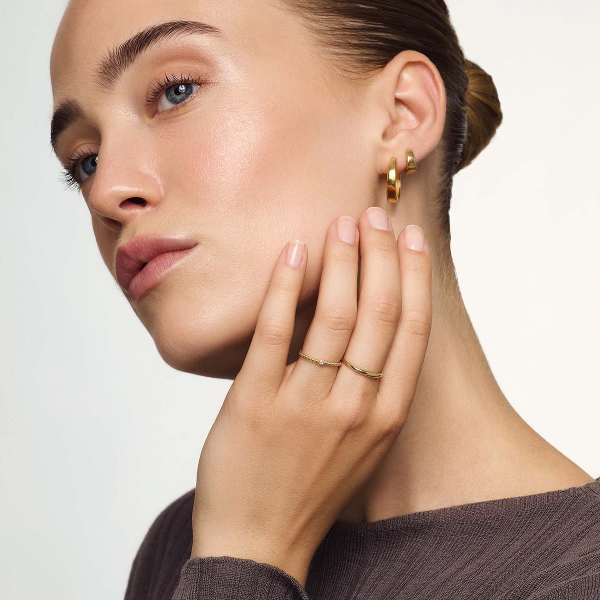 Anillo Slim Dome | Oro