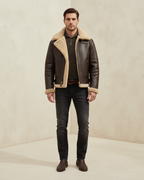 Chaqueta de Cuero Acolchada Maverick