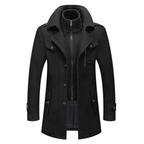 Abrigo Elegante de Invierno Darío - Negro
