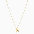 Collar con inicial y letra de amor | Oro
