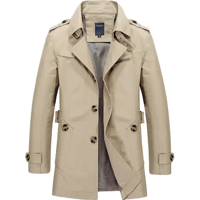 Gabardina de Algodón Bruno - Beige