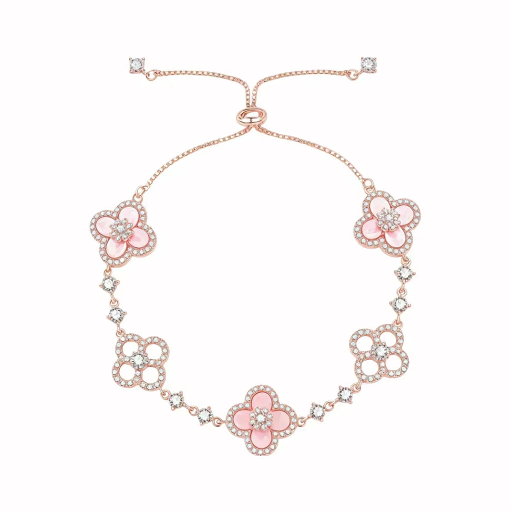 Set Sakura Cleef – Brazalete, Pendientes & Collar