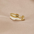 Anillo Dorado Sahara con Capas