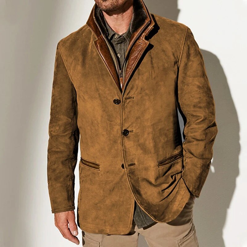Chaqueta Elegante Vintage Axel - Marrón
